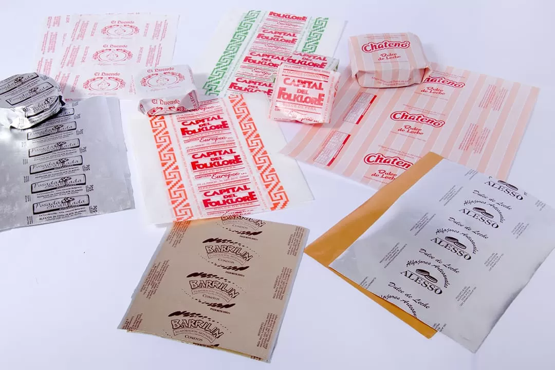 envoltorios para fabrica de alfajores personalizados