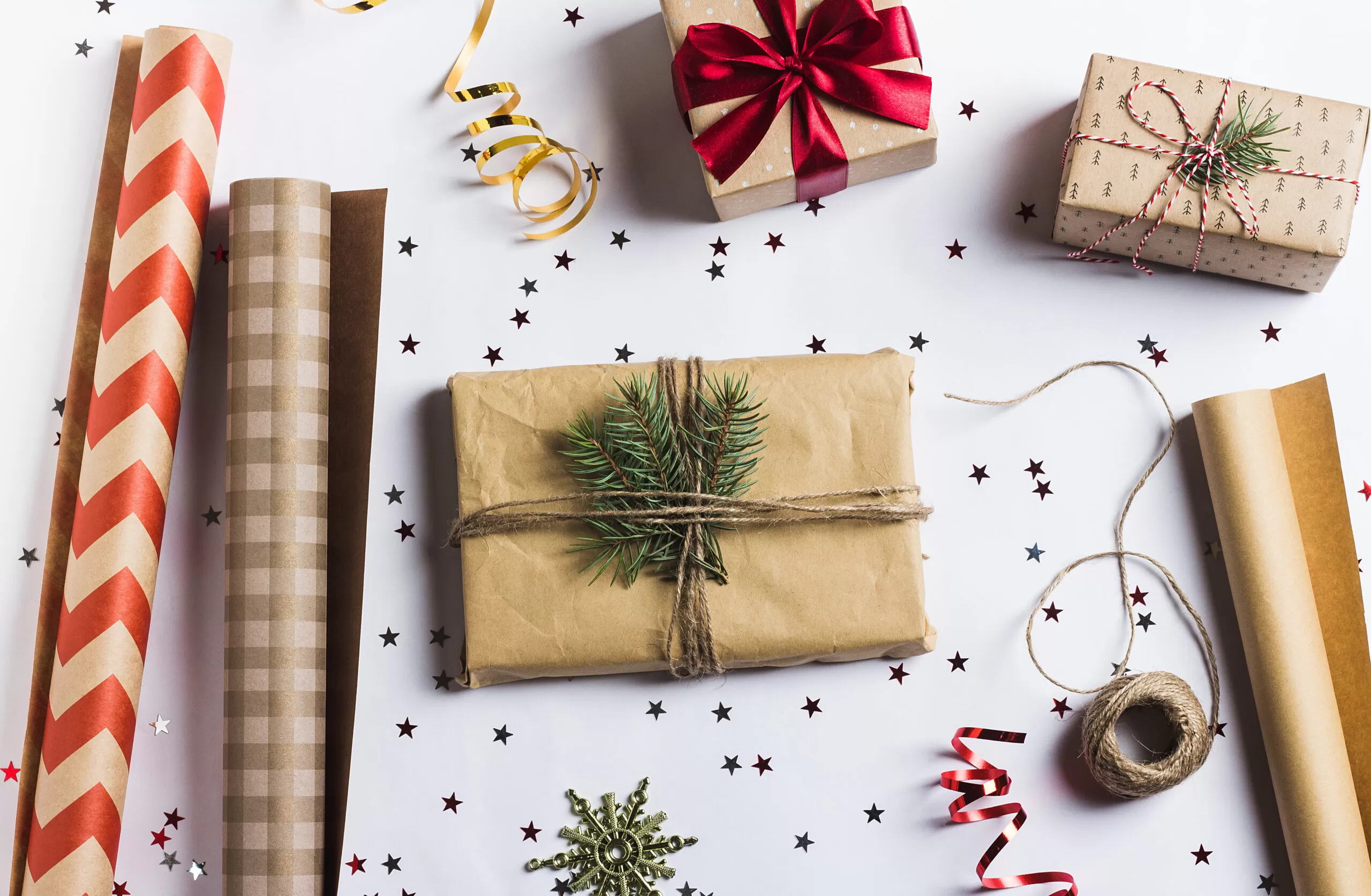 Package christmas gift box new year christmas packaging wrapping paper Packaging-navideño
