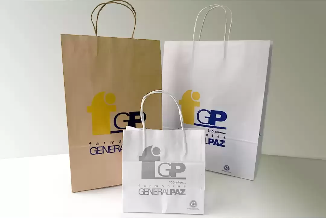 Bolsas de Papel Con Manija