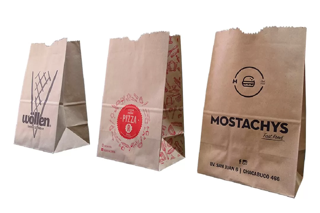 Bolsas de Papel para Take Away Personalizadas